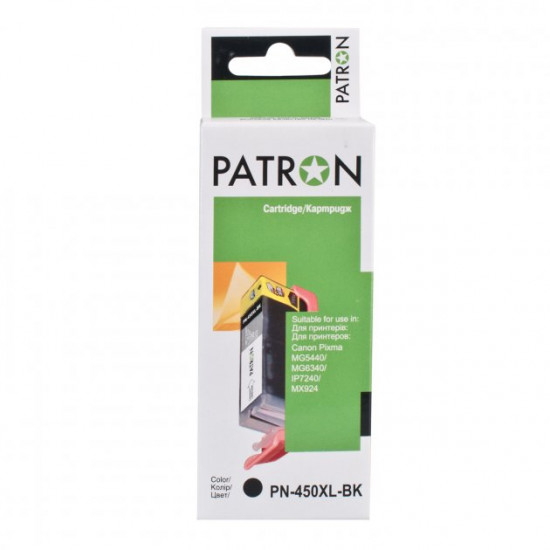 Картридж Patron CANON PGI-450XLBk (PN-450XL-BK) black Картридж Patron CANON PGI-450XLBk (PN-450XL-BK) black