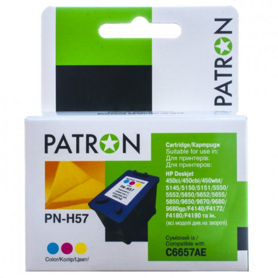 Картридж Patron HP C6657AE (PN-H57) colour Картридж Patron HP C6657AE (PN-H57) colour