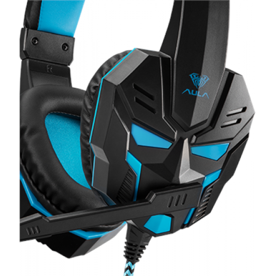 Наушники Aula Prime Basic Gaming Headset Black-Blue (6948391232768) Наушники Aula Prime Basic Gaming Headset Black-Blue (6948391232768)