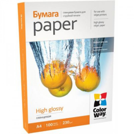 Папір ColorWay A4 (PG230100A4) Папір ColorWay A4 (PG230100A4)