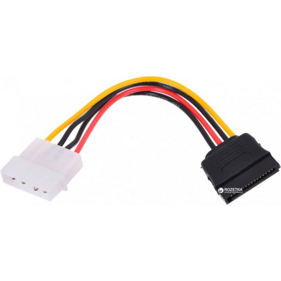 Кабель Cablexpert SATA - 4 pin Molex 0.15 м (CC-SATA-PS) Кабель Cablexpert SATA - 4 pin Molex 0.15 м (CC-SATA-PS)
