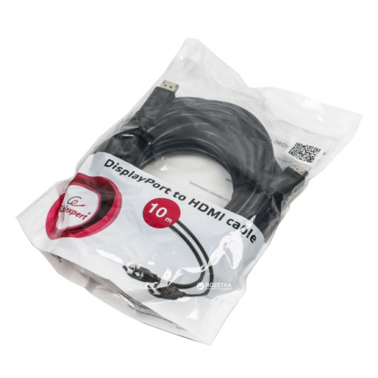  Кабель Cablexpert DisplayPort - HDMI 10 м (CC-DP-HDMI-10M)