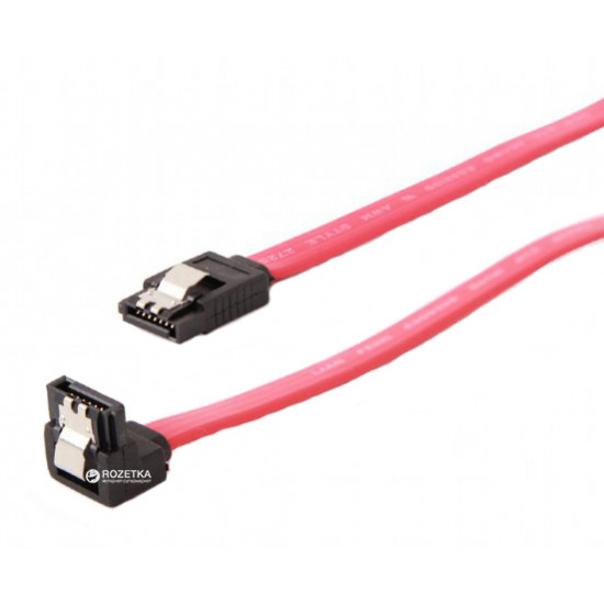 Кабель Cablexpert SATA с угловым разъемом 0.5 м (CC-SATAM-DATA90) Кабель Cablexpert SATA с угловым разъемом 0.5 м (CC-SATAM-DATA90)