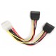 Кабель Cablexpert SATA 0.15 м (CC-SATA-PSY) Кабель Cablexpert SATA 0.15 м (CC-SATA-PSY)
