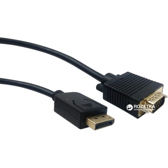 Кабель Cablexpert DisplayPort - VGA 1.8 м Black (CCP-DPM-VGAM-6) Кабель Cablexpert DisplayPort - VGA 1.8 м Black (CCP-DPM-VGAM-6)