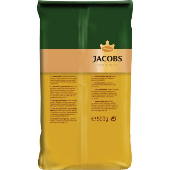 Кава в зернах Jacobs Crema 500 г (8711000539156) Кава в зернах Jacobs Crema 500 г (8711000539156)
