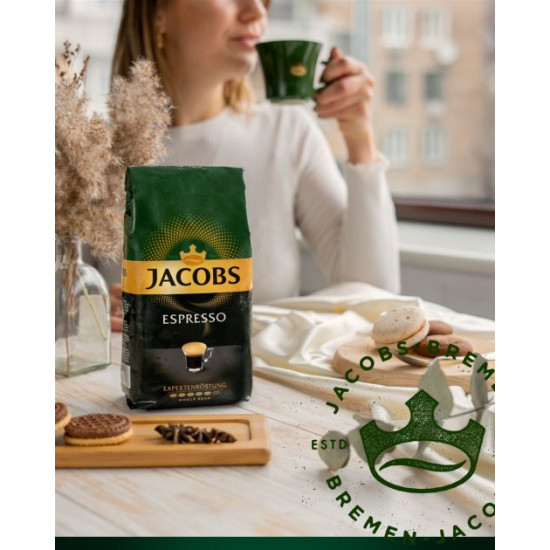 Кава в зернах Jacobs Espresso 500 г (8711000539248) Кава в зернах Jacobs Espresso 500 г (8711000539248)