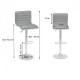 Adjustable bar stool • Hoker Malva • chocolate Adjustable bar stool • Hoker Malva • chocolate