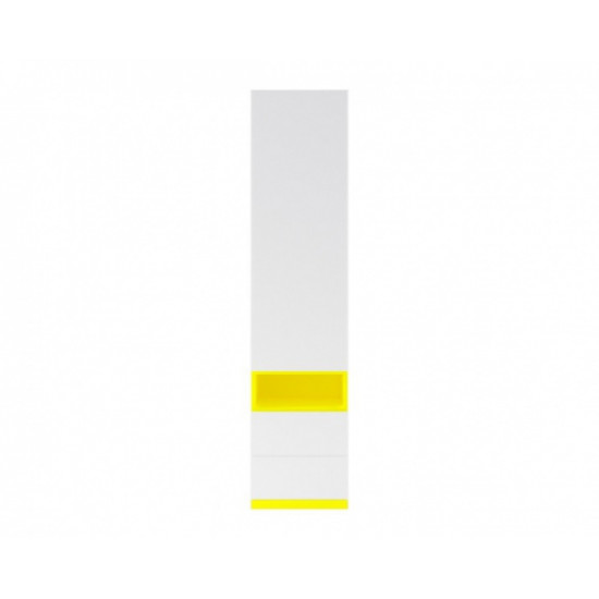 Cabinet pencil case Gerbor Moby REG1D2S 45x195x40 yellow/nymphea alba Cabinet pencil case Gerbor Moby REG1D2S 45x195x40 yellow/nymphea alba