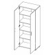Pencil case cabinet Gerbor Office line REG2D/79/220 79x221x35 sonoma oak Pencil case cabinet Gerbor Office line REG2D/79/220 79x221x35 sonoma oak