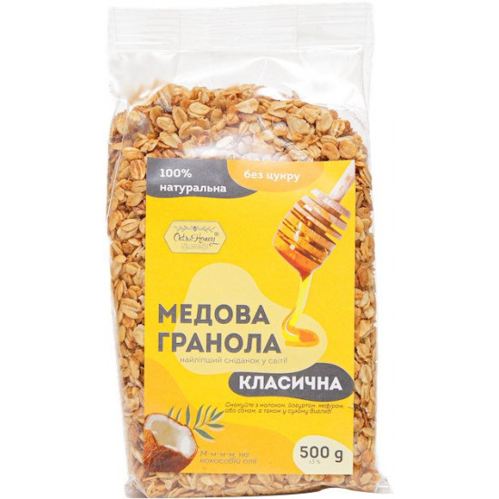 Гранола Oats&Honey Классическая 500 г (4820013333393) Гранола Oats&Honey Классическая 500 г (4820013333393)