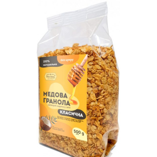 Гранола Oats&Honey Классическая 500 г (4820013333393) Гранола Oats&Honey Классическая 500 г (4820013333393)