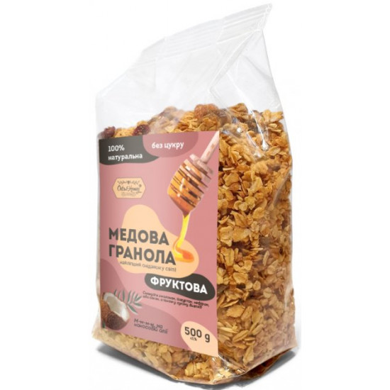 Гранола Oats&Honey Фруктовая 500 г (4820013333485) Гранола Oats&Honey Фруктовая 500 г (4820013333485)