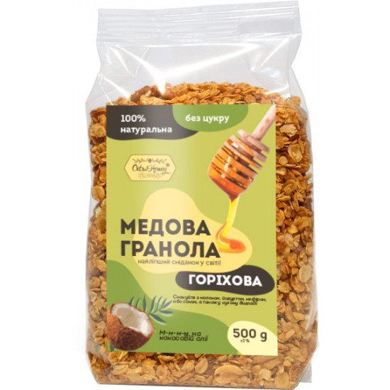 Гранола Oats&Honey Горіхова 500 г (4820013332976) Гранола Oats&Honey Горіхова 500 г (4820013332976)