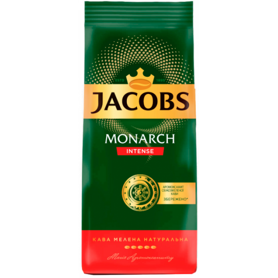 Кава мелена Jacobs Monarch Intense 225 г (8714599101957) Кава мелена Jacobs Monarch Intense 225 г (8714599101957)