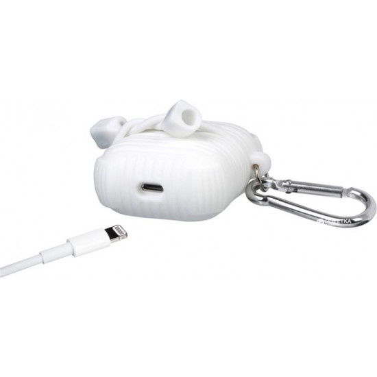 Чохол Armour i-Smile для Apple AirPods IPH1437 White (702329) Чохол Armour i-Smile для Apple AirPods IPH1437 White (702329)