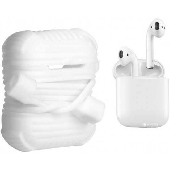 Чохол Armour i-Smile для Apple AirPods IPH1437 White (702329) Чохол Armour i-Smile для Apple AirPods IPH1437 White (702329)