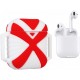 Чохол X-HuWei i-Smile для Apple AirPods IPH1443 Red+White (702334) Чохол X-HuWei i-Smile для Apple AirPods IPH1443 Red+White (702334)