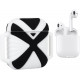 Чохол X-HuWei i-Smile для Apple AirPods IPH1443 Black+White (702333) Чохол X-HuWei i-Smile для Apple AirPods IPH1443 Black+White (702333)