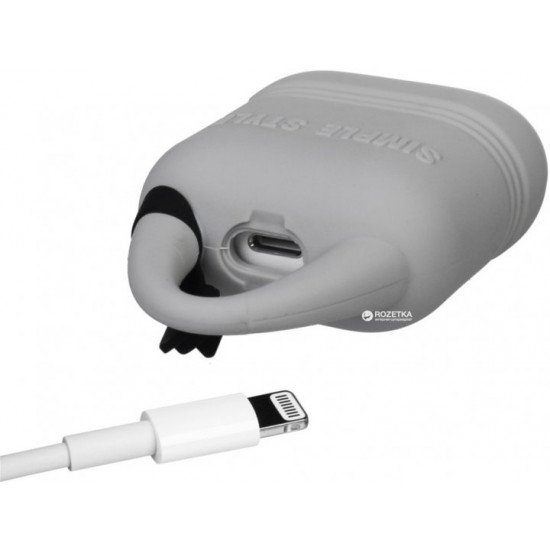 Чохол Kindon i-Smile для Apple AirPods IPH1430 Gray (702348) Чохол Kindon i-Smile для Apple AirPods IPH1430 Gray (702348)
