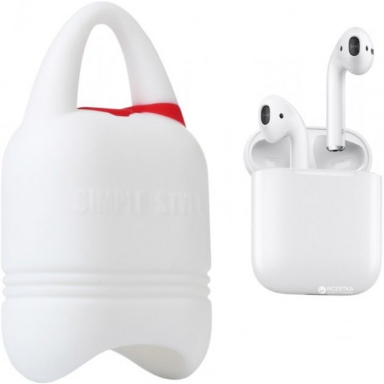 Чохол Kindon i-Smile для Apple AirPods IPH1430 White (702345) Чохол Kindon i-Smile для Apple AirPods IPH1430 White (702345)