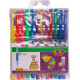 Set of gel pens 12 pcs ZiBi Neon-Glitter 12 colors (ZB.2204-99) Set of gel pens 12 pcs ZiBi Neon-Glitter 12 colors (ZB.2204-99)