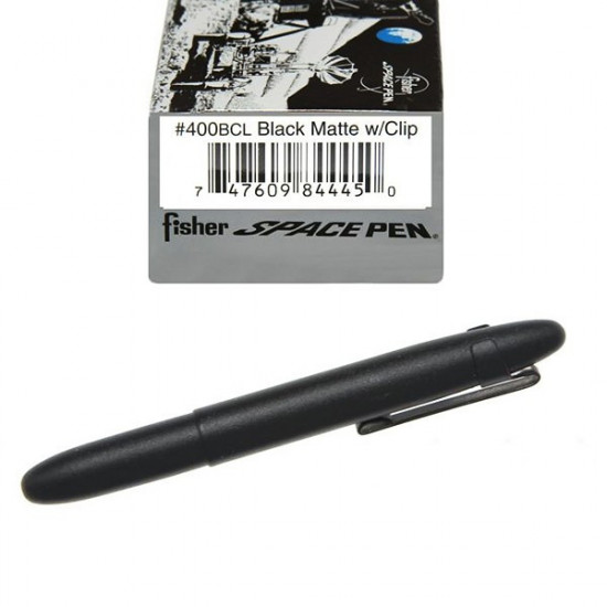 Ручка Fisher Space Pen Буліт Чорна з Кліпсою / 400BCL (747609844450) Ручка Fisher Space Pen Буліт Чорна з Кліпсою / 400BCL (747609844450)