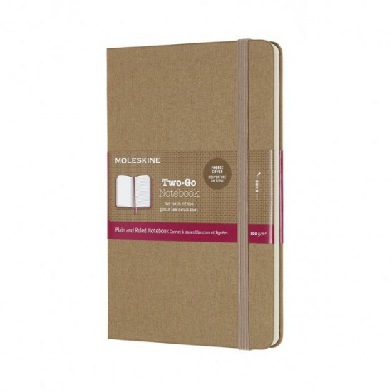 Блокнот Moleskine Limited Two-Go Медиум (11,5х18 см) 144 страницы Беж (8058647620206) Блокнот Moleskine Limited Two-Go Медиум (11,5х18 см) 144 страницы Беж (8058647620206)