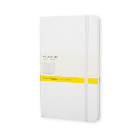 Moleskine Classic Notebook White Pocket 192 pages Checkered (9x14 cm) (9788866137184) Moleskine Classic Notebook White Pocket 192 pages Checkered (9x14 cm) (9788866137184)