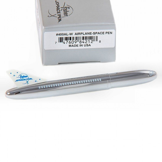 Ручка Fisher Space Pen Буліт Літак Біла / 400AL-W (747609842128) Ручка Fisher Space Pen Буліт Літак Біла / 400AL-W (747609842128)