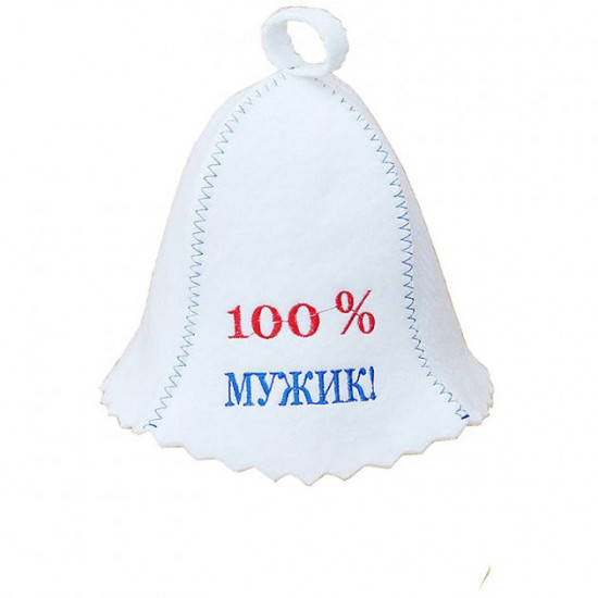 Шапка для лазні та сауни з повсті 100% мужик KD001254 Шапка для лазні та сауни з повсті 100% мужик KD001254