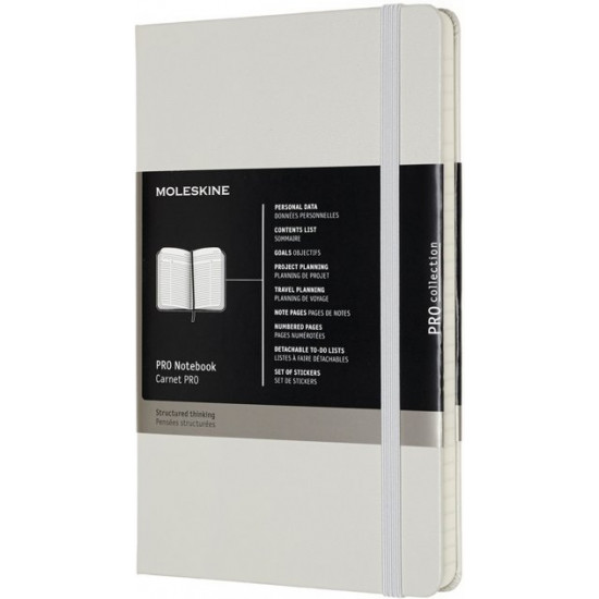 Записная книга Недатированная Moleskine PRO 13 х 21 см 240 страниц Серая (8058647620770) Записная книга Недатированная Moleskine PRO 13 х 21 см 240 страниц Серая (8058647620770)