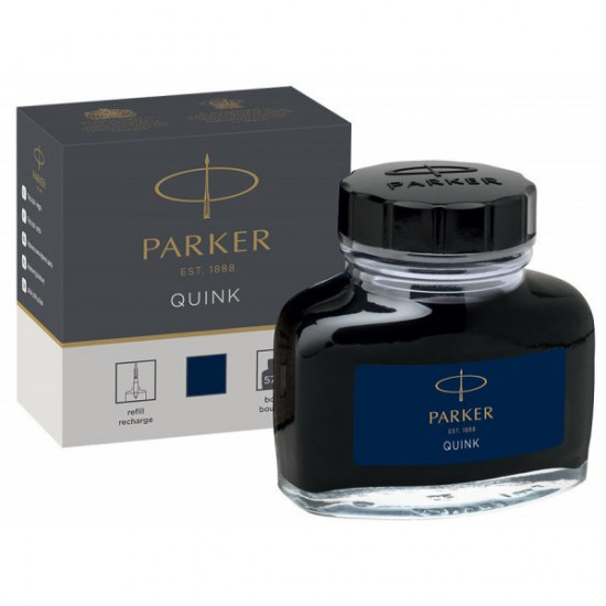 Чернила Parker Quink Темно-синие (11 010BLB) Чернила Parker Quink Темно-синие (11 010BLB)