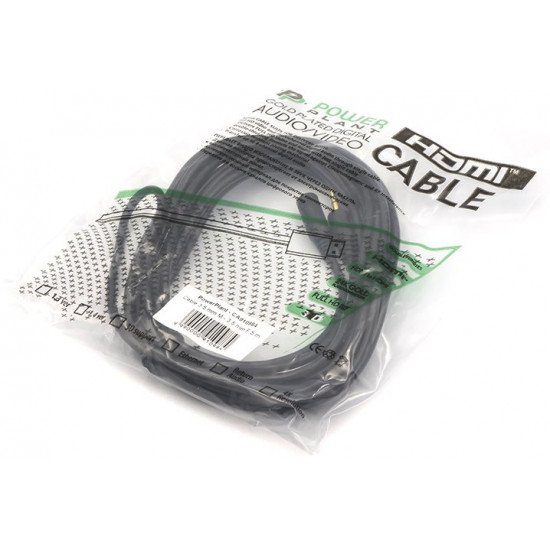Кабель PowerPlant 3.5 мм M-F 5 м Black (CA910984) Кабель PowerPlant 3.5 мм M-F 5 м Black (CA910984)