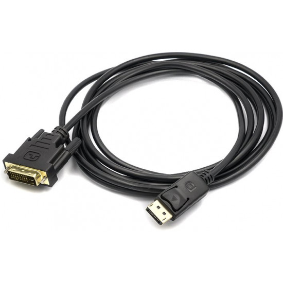 Кабель PowerPlant DisplayPort - DVI 3 м Black (CA911165) Кабель PowerPlant DisplayPort - DVI 3 м Black (CA911165)