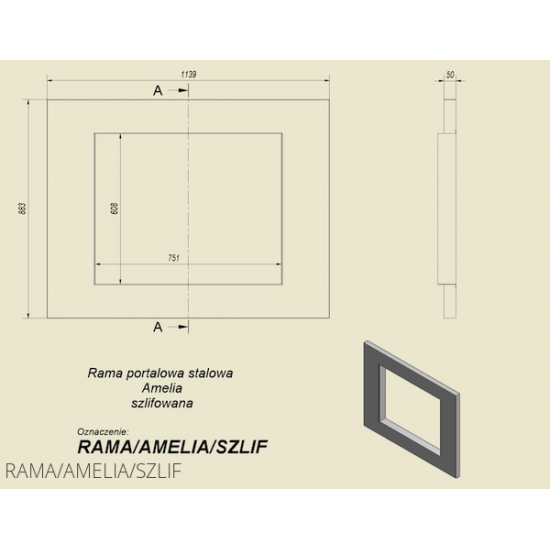 Frame polished by Kratki for AMELIA Frame polished by Kratki for AMELIA