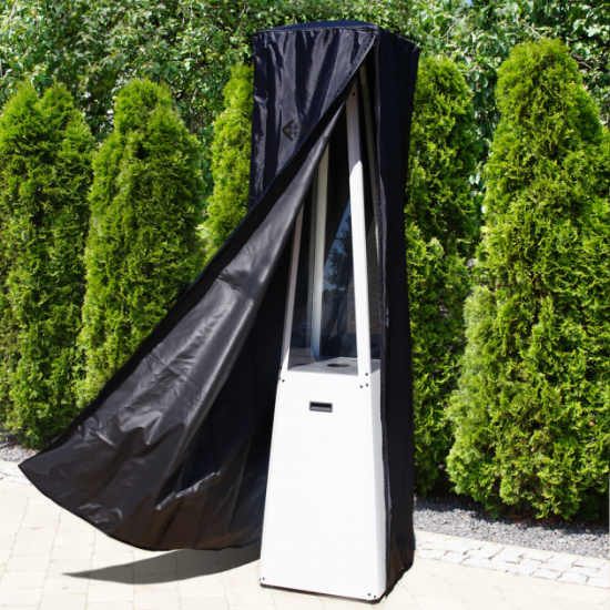 Kratki cover for gas heater UMBRELLA black (black logo) Kratki cover for gas heater UMBRELLA black (black logo)
