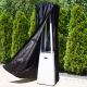 Kratki cover for gas heater UMBRELLA black (black logo) Kratki cover for gas heater UMBRELLA black (black logo)
