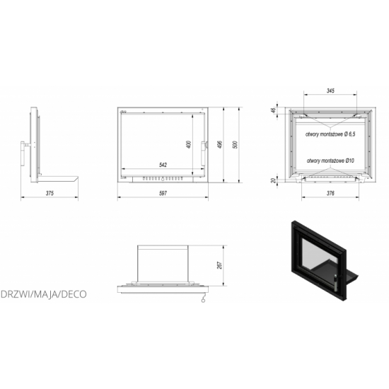 Дверцята Kratki MAJA DECO Дверцята Kratki MAJA DECO