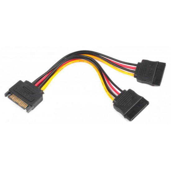 Кабель Cablexpert SATA - 2xSATA 0.15 м (CC-SATAM2F-01) Кабель Cablexpert SATA - 2xSATA 0.15 м (CC-SATAM2F-01)