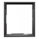 Kratki steel frame for NADIA 8 (double-sided door fastening) Kratki steel frame for NADIA 8 (double-sided door fastening)