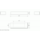 Slope for biofireplace Kratki DELTA 700 right Slope for biofireplace Kratki DELTA 700 right