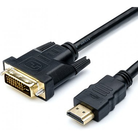 Кабель Atcom DVI - HDMI 2 Ferite 3 м Black (3810) Кабель Atcom DVI - HDMI 2 Ferite 3 м Black (3810)
