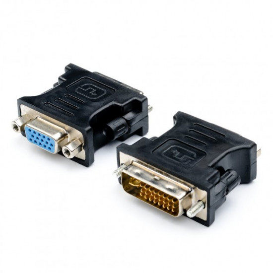 Перехідник Atcom DVI-I 24+5 - VGA Black (11209) Перехідник Atcom DVI-I 24+5 - VGA Black (11209)