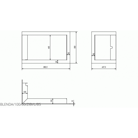 Kratki steel frame for ZIBI 12 liva BS Kratki steel frame for ZIBI 12 liva BS