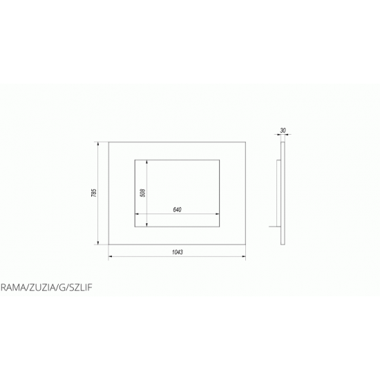 Frame polished by Kratki for ZUZIA guillotine Frame polished by Kratki for ZUZIA guillotine
