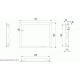 Kratki steel frame for NADIA 10 (double-sided door fastening) Kratki steel frame for NADIA 10 (double-sided door fastening)