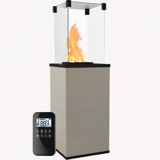 Газовий обігрівач Kratki PATIO MINI керамограніт FILO ORO - пульт