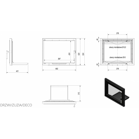 Дверцята Kratki ZUZIA DECO Дверцята Kratki ZUZIA DECO