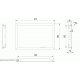 Kratki steel frame for NADIA 12 (double-sided door fastening) Kratki steel frame for NADIA 12 (double-sided door fastening)